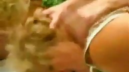 Italian mom and daughter gangbanged on the table