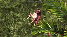 Small blonde girl with huge boobs gets anally fucked by big black cock