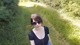 Young beauty travels around the island