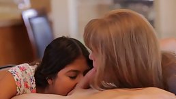 Big tits redhead mom teaches stepdaughter some new tricks
