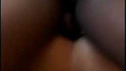 Slender brunette girl enjoys interracial gangbang