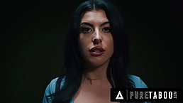 Sexy brunette baeb Gal Ritchie gets free use dominated by pervert coworkers