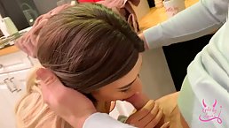 Slender blonde Laura Quest fucks with her Ex BF