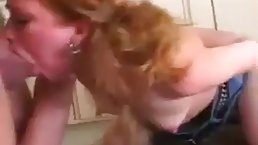 Redhead slut hatefucked in her mouth
