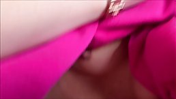 Asian babe with glasses Kimmy Kimm gets fucked POV with cum on her mouth
