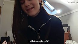 Amateur skinny brunette stepsis baked burgers with stepbro and gets fucked