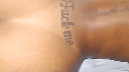 Amateur ebony girl gets her pussy pounded by BBC
