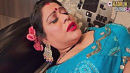 Mature Indian BBW seduces her young servant