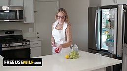 Stepmom Crystal Clark caught her stepson jerking off
