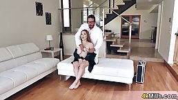 Busty redhead BBW MILF Summer Hart examined and anally fucked by horny doc
