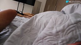 Round ass Latina babe gets fucked POV after blowjob