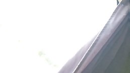 Amateur brunette girl sucks her BF's dick on publick bus