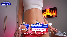 Round ass blonde babe Lil Elle gets her shaved pussy pounded POV