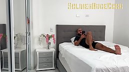 Big ass Latina MILF sucks and rides her roommate's dick