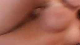 Horny brunette MILF with nice boobs gets her pussy fucked hard