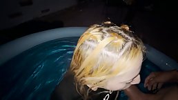 Young blonde is taken by stranger and she thanks him by getting fucked
