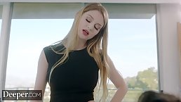 Bunny Colby's first threesome with escort girl Autumn Falls