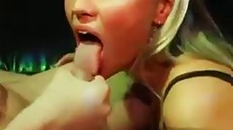 Amateur sex party at the night club