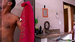 Big booty Latina Luana Aguiar gets fucked by her stepdad