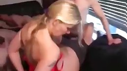 Amateur German groupsex party with horny MILFs