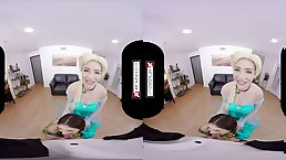 Best of VR cosplay threesome compilation