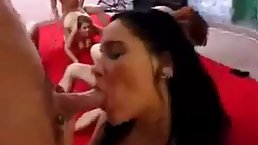 Nice orgy at the gym with horny BBWs