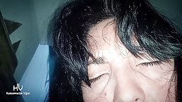 Amateur Venezuelan MILF with big ass gets cum on her ass and pussy