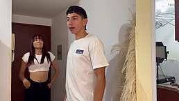 Skinny redhead Latina loves to suck dick on the first date