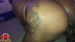 Big booty black MILF MsDangerousMacy gets fucked hard by BBC