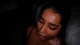 Bubbly tattooed hottie Yasmina Khan experiences her first golden shower
