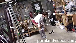 Young brunette Kara gets fucked by two dicks
