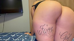 Big booty Latina blonde MILF gets fucked DGS