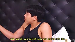 Busty MILF allows young stepson to fuck her in the ass