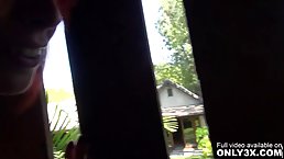 Young redhead girl Zoey Nixon hard by older man