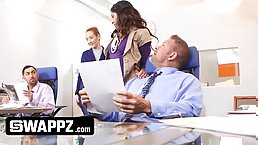 Bringing stepdaughters to the office gets sexual fast