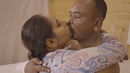 Amateur chubby Asian girl cheats on her BF with his father
