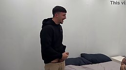 Slender Latina teen gets double penetrated during gangbang