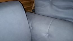 Amateur brunette girl with nice tits sucks dick POV and gives pussy