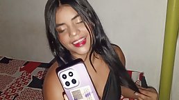 Beautiful Latina sends pussy photos to her BF and he comes to fuck her