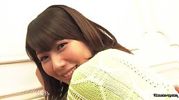 Big tits Japanese babe gets fucked and creampied DGS