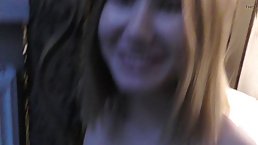 Amateur busty blonde teen gets fucked POV