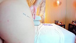 Hot brunette model with tattooes nathassa_grant masturbates on camera