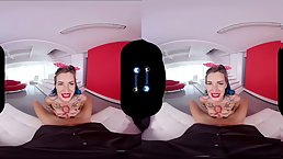 Busty tattooed babes VR POV compilation