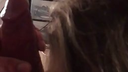 Sexy petite blonde teen sucks big black cock