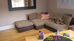 Big booty US pornstar anally fucked in UK casting 