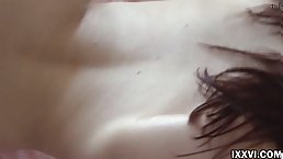 Sexy brunette Rebecca Rainbow gets fucked POV
