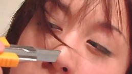 Pretty Japanese girl forced to blowjob (censored)