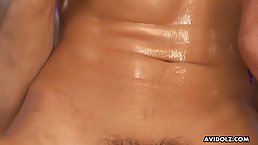 Slender Japanese girl with big tits Riana Saotome got gangbanged (uncensored)