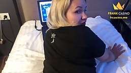 Amateur blonde stepsis gets her big booty fucked DGS