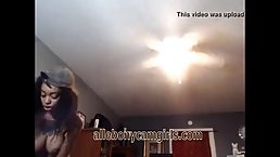 Big ass and boobs tattooed black slut gets cum on her lips after sucking and riding BBC
